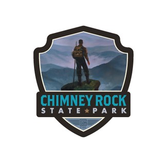 Chimney Rock State Park Emblem Magnet | Made in the USA