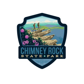 Chimney Rock State Park Emblem Magnet