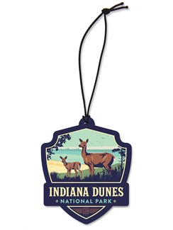 Indiana Dunes NP Emblem Wooden Ornament | American Made