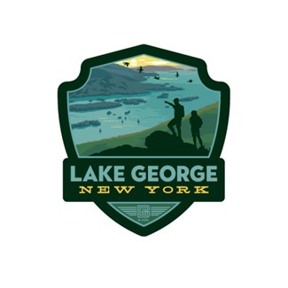 Lake George NY Emblem Sticker | American Made
