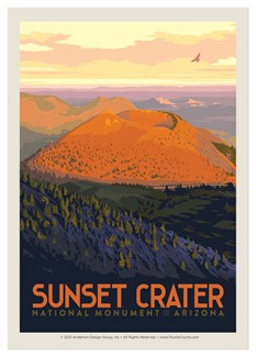 Sunset Crater Volcano National Monument Single Magnet