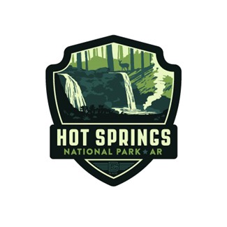 Hot Springs NP Emblem Sticker | Emblem Sticker