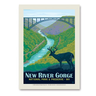 New River Gorge NP & Preserve | Vertical Sticker