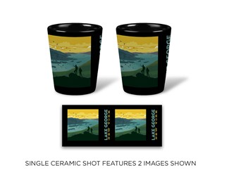 Lake George NY Ceramic Shot | Printed in the USA