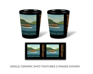 Lake George Boats Ceramic Shot | Printed in the USA