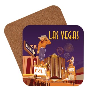 Viva Vintage Vegas Coaster | American Made Coaster