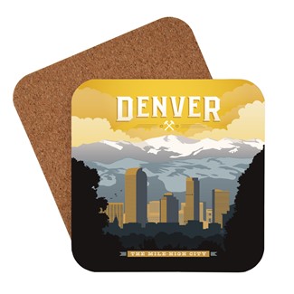 Denver Colorado Coaster | American Made Coaster