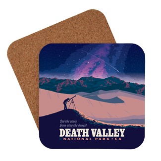 Death Valley National Park Star Gazing Coaster | American Made Coaster