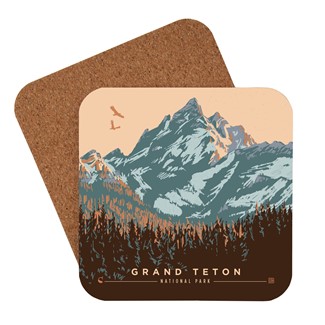 Grand Teton National Park Morning Glory Coaster | American Made Coaster