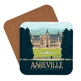 Asheville North Carolina Biltmore Estate Coaster | American Made Coaster
