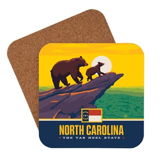 North Carolina State Pride Coaster