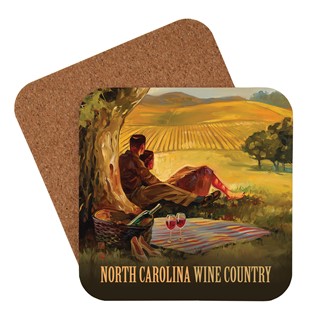 North Carolina Couple Coaster | American Made Coaster