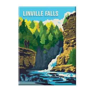 Linville Falls NC Magnet | National Park themed magnets