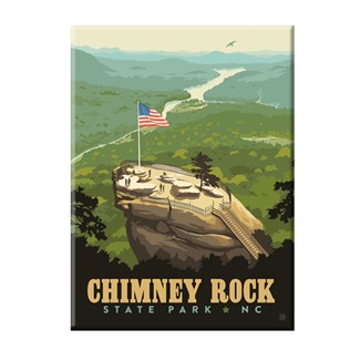 Chimney Rock State Park North Carolina Magnet | American Made Magnet