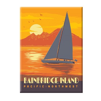 Pacific North West Bainbridge Island Magnet