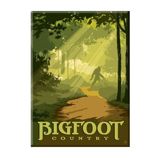 Bigfoot Country Magnet | American Made Magnet