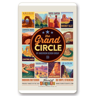 Grand Circle Vertical 36 Stickers Deck | Made in the USA