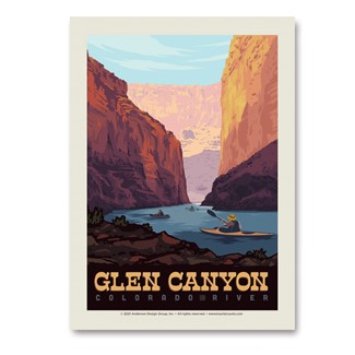 Glen Canyon Kayaks Vert Sticker | Vertical Sticker