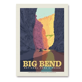Big Bend NP Rio Grande Vert Sticker | Made in the USA