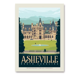 Asheville North Carolina Biltmore Estate Vert Sticker | Vertical Sticker