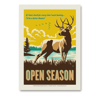 Open Season Vertical Sticker | Vertical Sticker