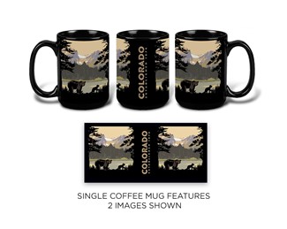 Sprague Lake Bears Colorado Mug | National Park mugs