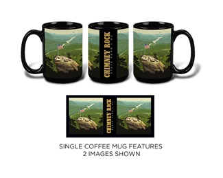 Chimney Rock State Park Overlook North Carolina Mug | National Parks Themed Mugs
