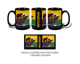 North Carolina Bear State Pride Mug | National Parks Themed Mugs