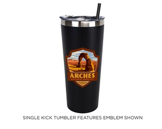 Arches NP Delicate Arch Emblem Tumbler - 22 oz | Tumbler