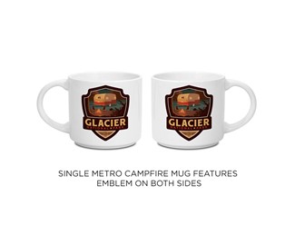 Glacier NP is for Nature Lovers Emblem Metro Mug
