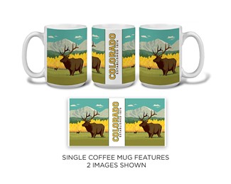 Colorado Elk Mug | Yosemite Themed Mug