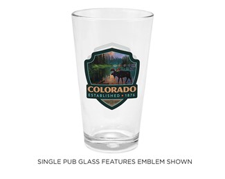 Colorado Moose in the Morning Emblem Pub | Made in the USA