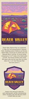 Death Valley National Park Camping Bookmark | Bookmarks