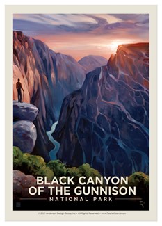 Black Canyon of the Gunnison NP River View Single Magnet | USA Made