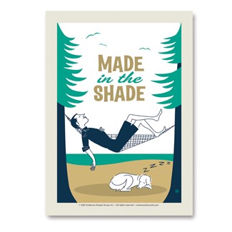Lake Made in the Shade Vert Sticker | Made in the USA