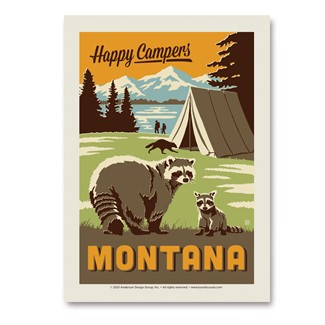 MT Happy Campers Vertical Sticker