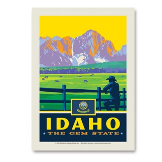 Idaho State Pride Vert Sticker | Made in the USA