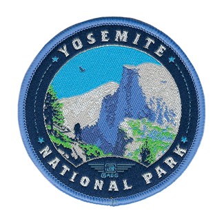 Yosemite NP Half Dome Vista Woven Patch | Woven Patch