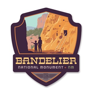 Bandelier NM Emblem Wooden Magnet | American Made