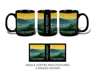 Lake George Scenic Boats Mug | Destination Themed Mugs