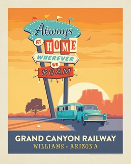 Grand Canyon Railway Always Home 8"x10" Print