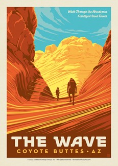 Coyote Buttes AZ The Wave | Postcard