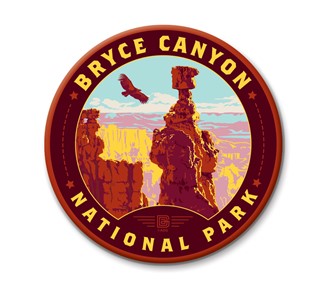 Bryce Canyon NP Thor's Hammer Circle Magnet | Circle Magnets