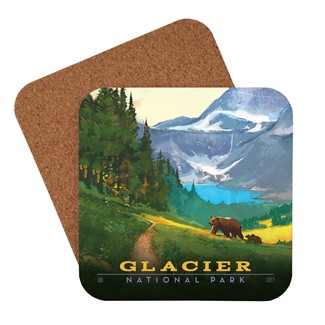 Glacier NP Indian Pass Coaster | Made in the USA