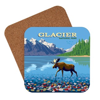 Glacier NP Moose Coaster | Made in USA