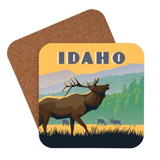 Idaho Big Sky Country Elk Coaster | Made in the USA