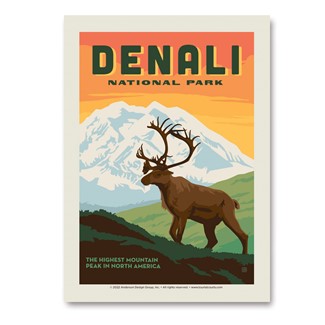 Denali NP Caribou Sticker | Made in the USA