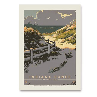 Indiana Dunes NP Lake Breeze Vertical Sticker | USA Made
