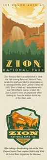 Zion National Park Bookmark | Bookmarks