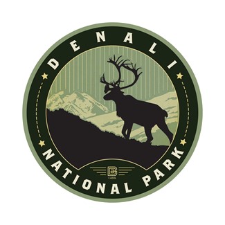 Denali NP Explore Majesty Circle Sticker